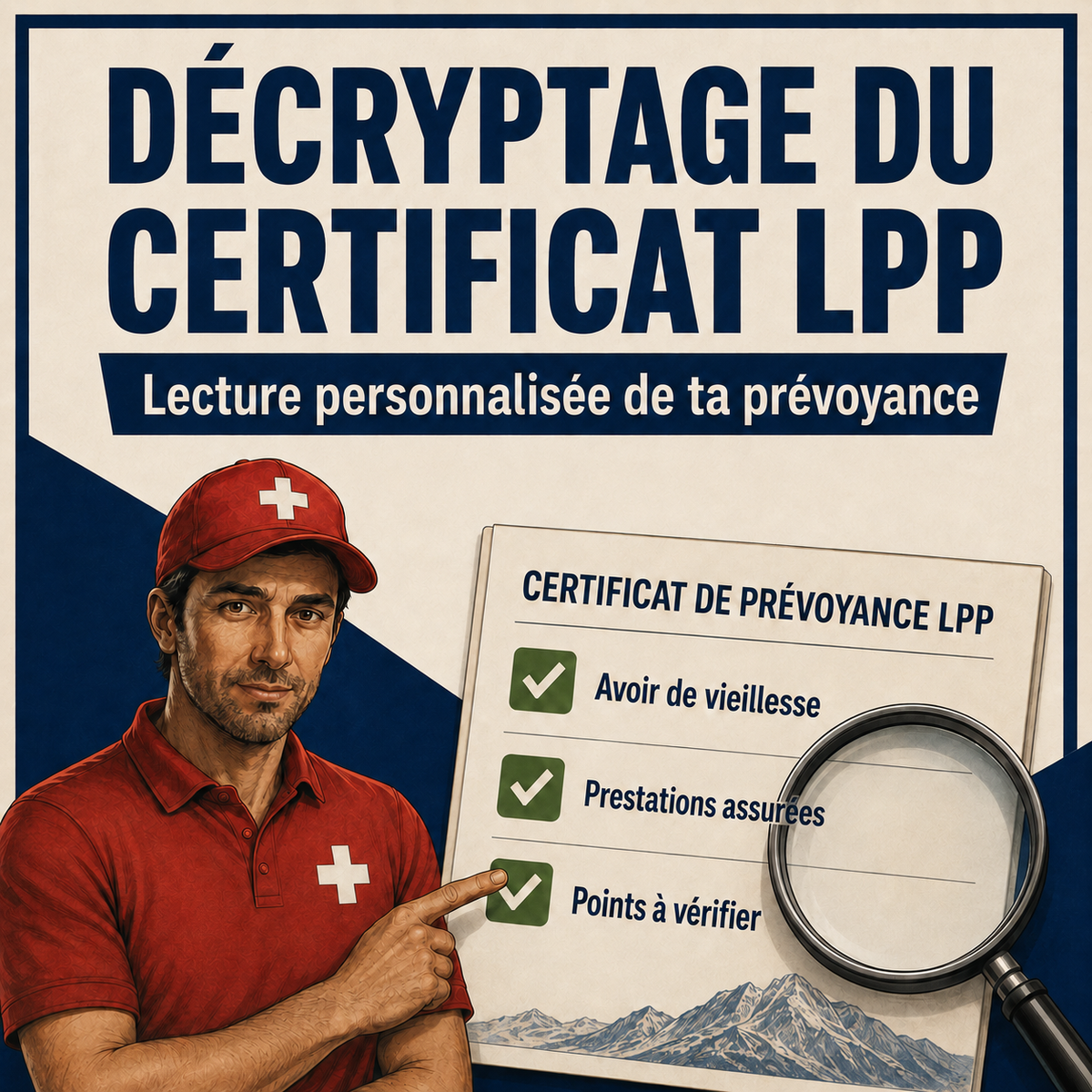 Décryptage personnalisé du certificat LPP