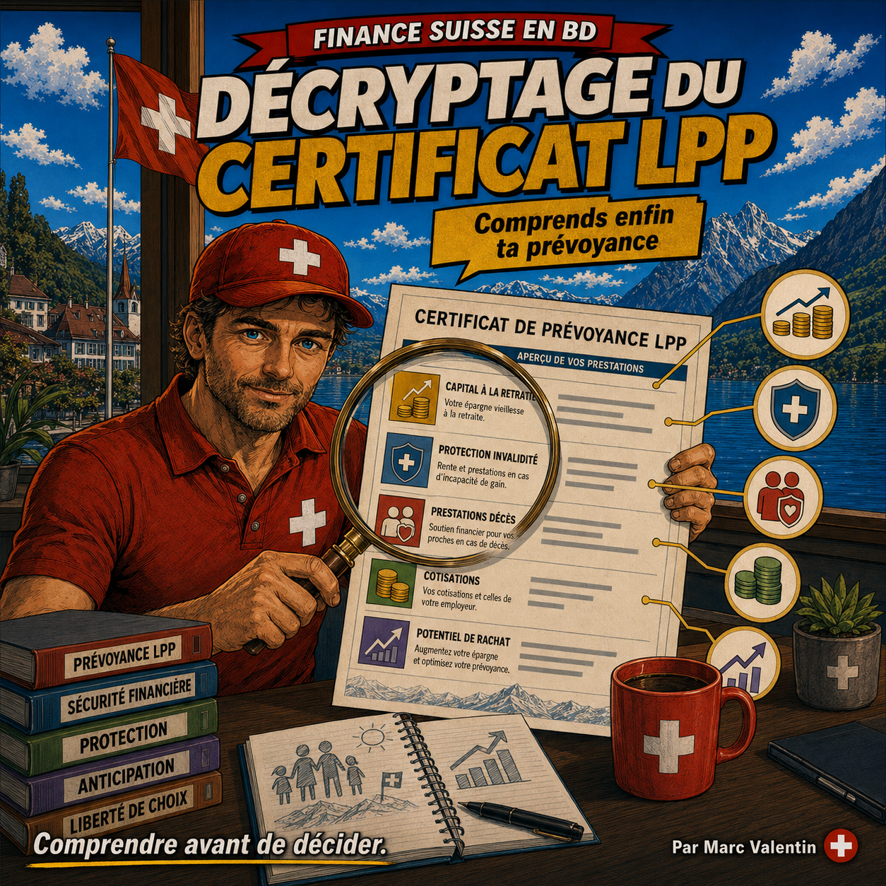 Décryptage personnalisé du certificat LPP