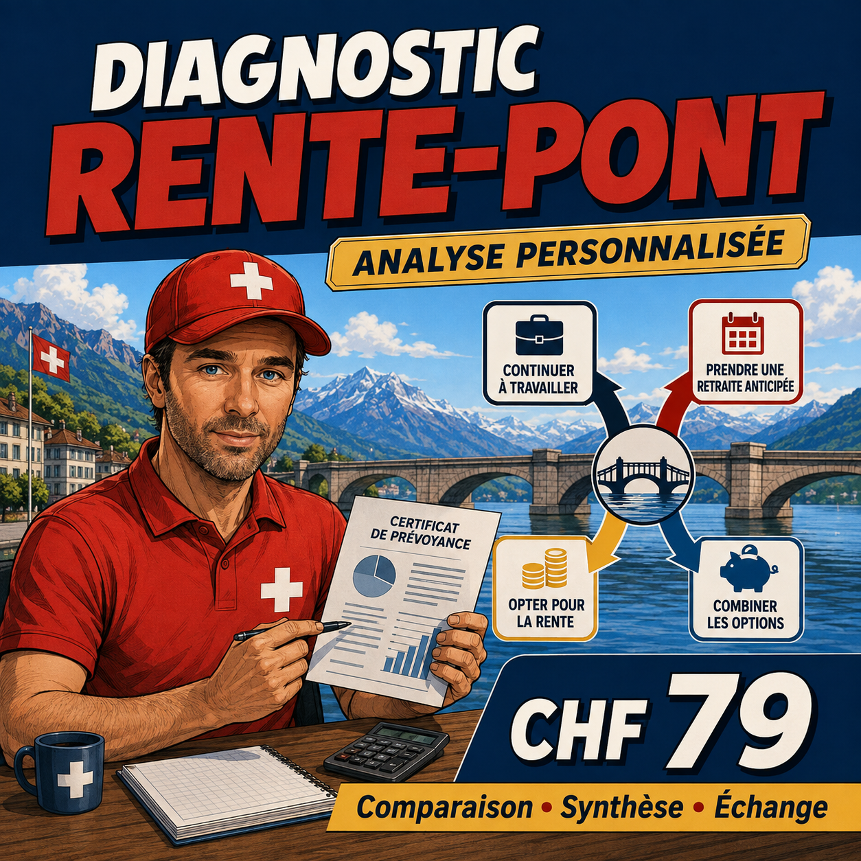 Diagnostic rente-pont personnalisé