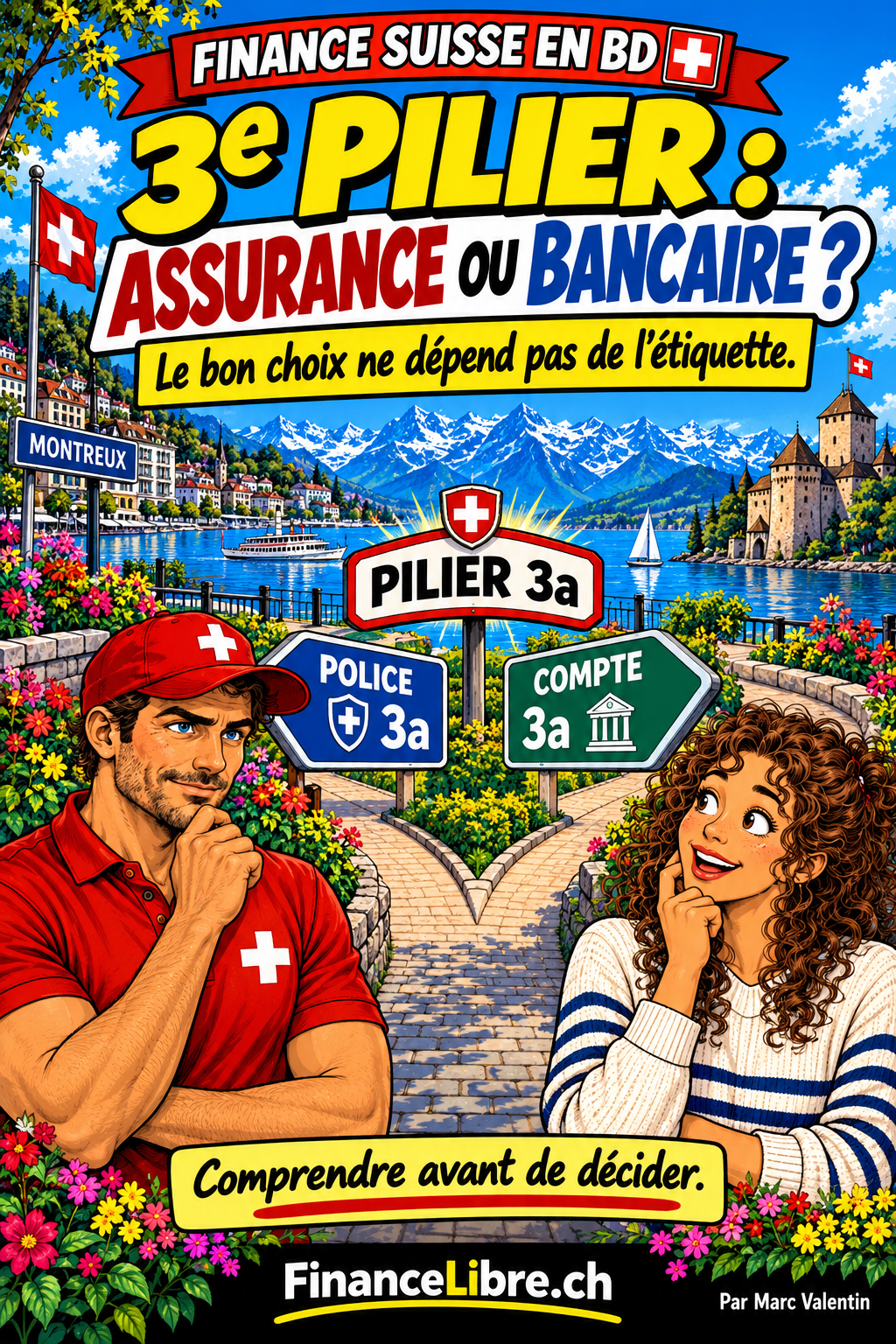 Couverture de la BD FinanceLibre 3e pilier : assurance ou bancaire ?