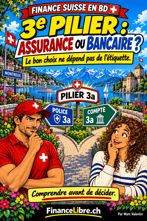 Couverture de la BD FinanceLibre 3e pilier : assurance ou bancaire ?