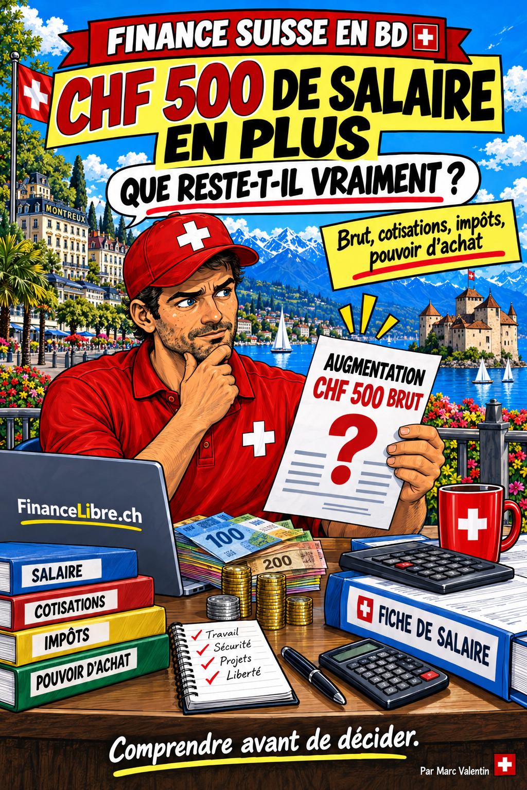 Couverture FinanceLibre — CHF 500 de salaire en plus : que reste-t-il vraiment ?