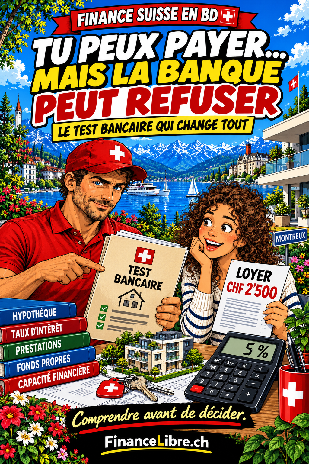 Couverture de la BD FinanceLibre — Tu peux payer, mais la banque peut refuser