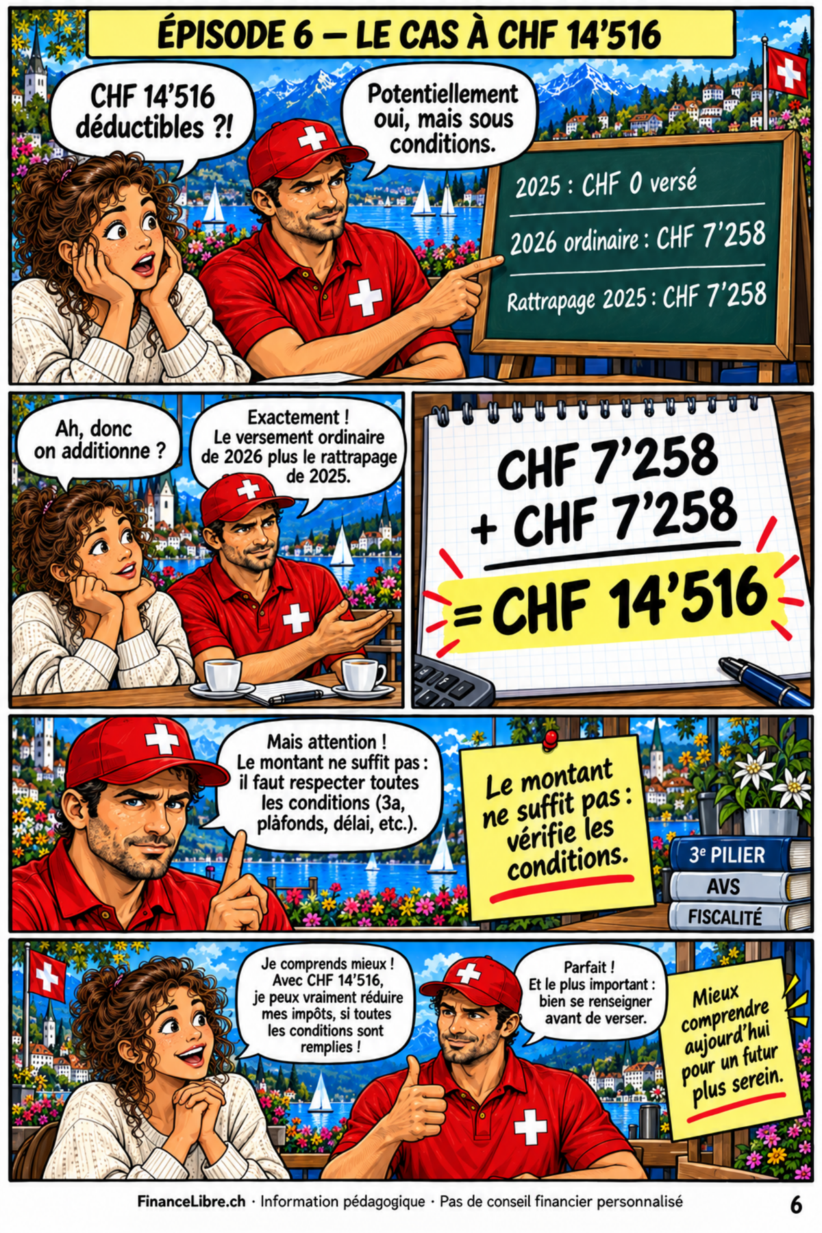 Aperçu de la BD — le cas CHF 14’516